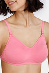 Zivame Beautiful Basics Double Layered Non Wired Full Coverage Backless Bra - Morning Glory — thumbnail 6